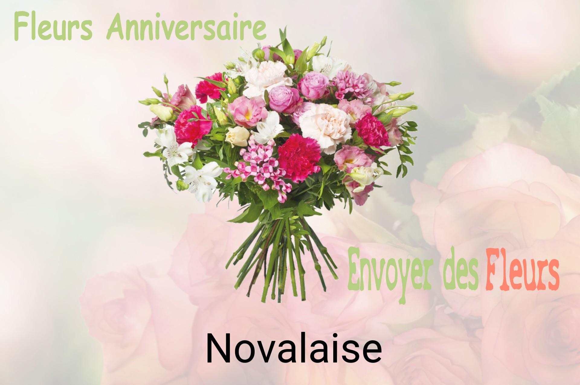 Bouquet de fleurs d’anniversaire livré à Novalaise